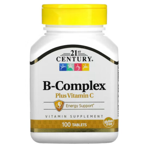 21st Century, B Complex Plus Vitamin C, 100 Tablets