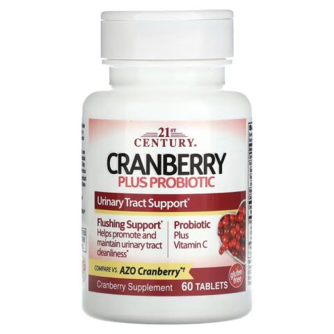 21st Century, Cranberry Plus Probiotic, 60 Tablets - Image 3