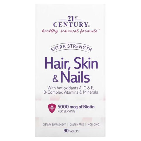 21st Century, Hair, Skin & Nails, 90 Tablets