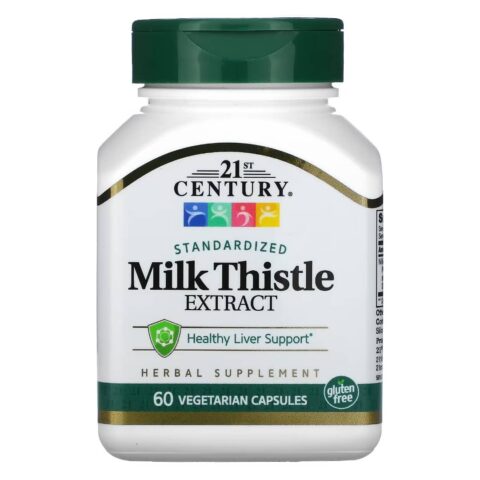 21st Century, Milk Thistle Extract, 60 Capsules