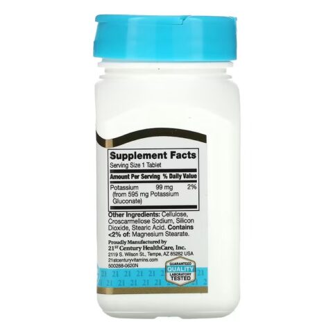 21st Century, Potassium Gluconate, 110 Tablets - Image 2