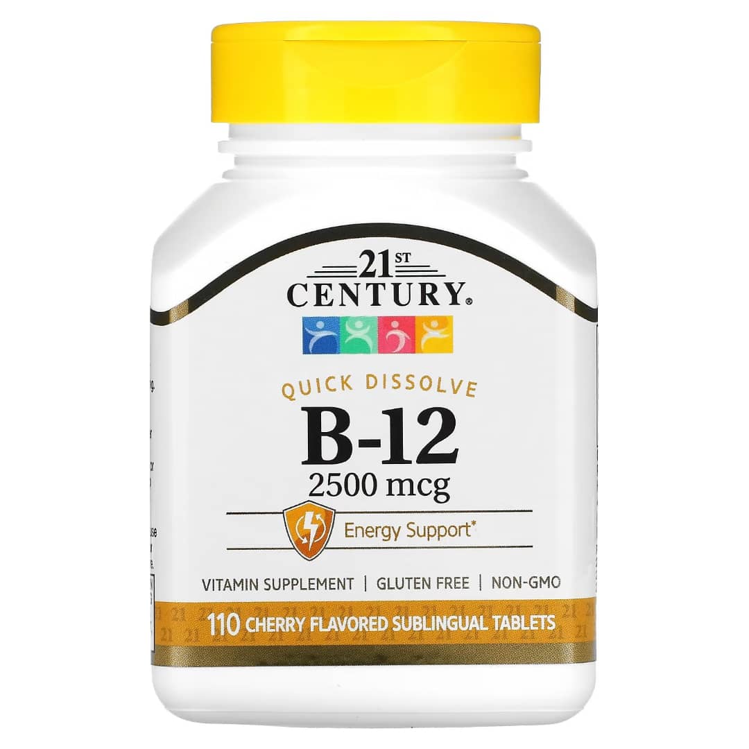 21st Century, Vitamin B12, 500 mcg, 110 Tablets