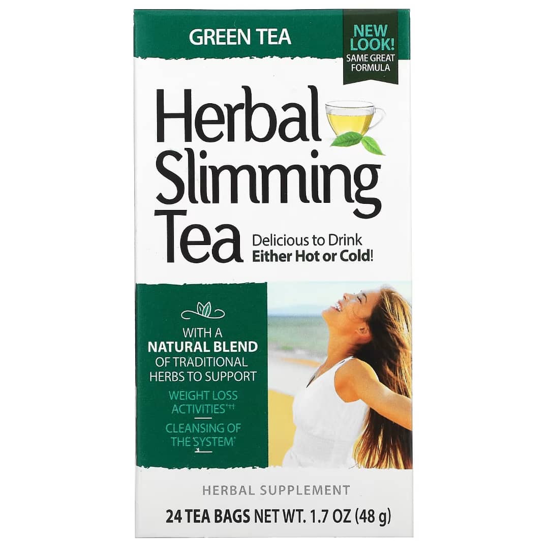 21st Century, Herbal Slimming Tea, 24 Tea Bags